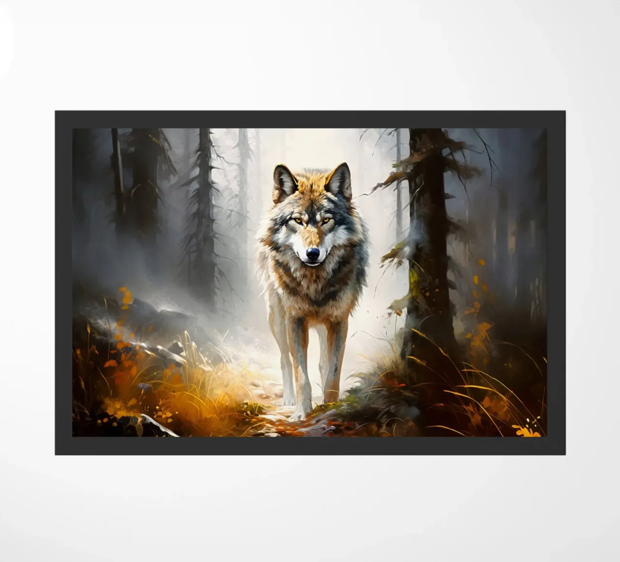 Wolf Forest Fußmatte von Mateo