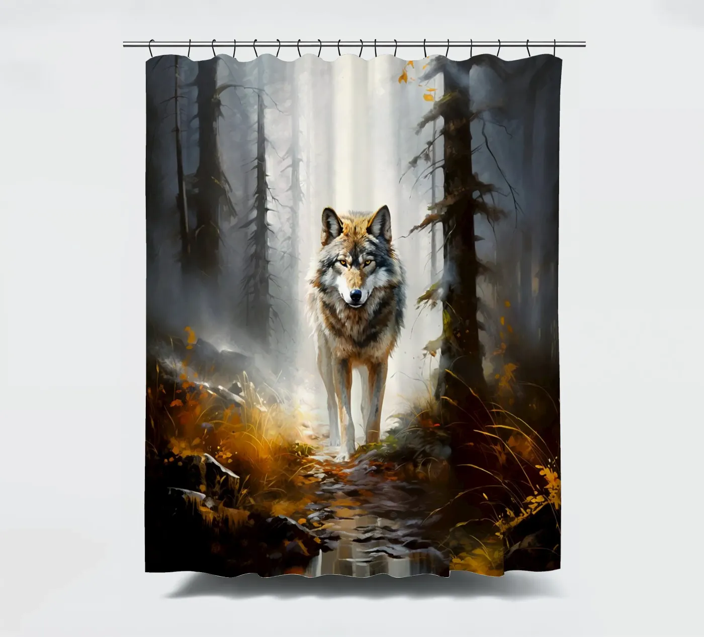 Wolf Forest tenda da doccia da Mateo