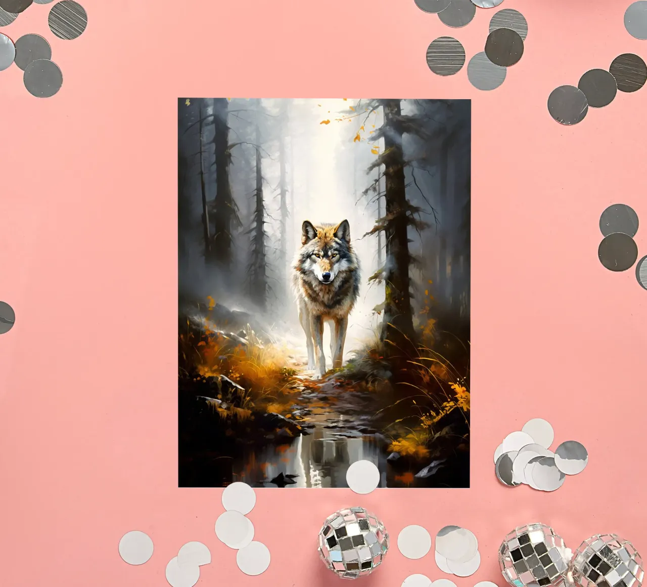Wolf Forest sticker by Mateo