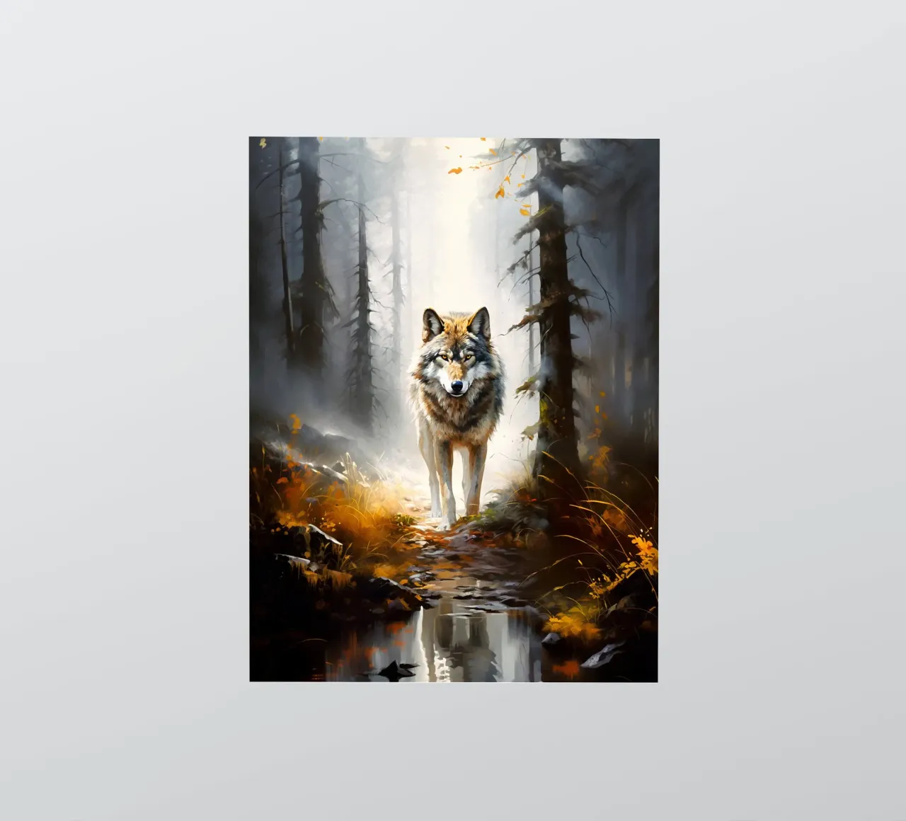 Wolf Forest sticker by Mateo