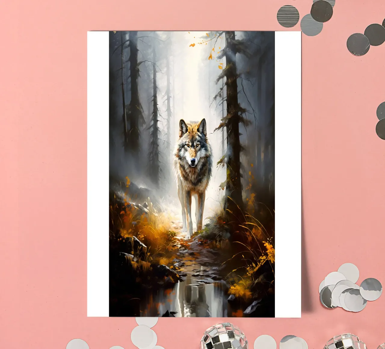 Wolf Forest sticker sheet by Mateo