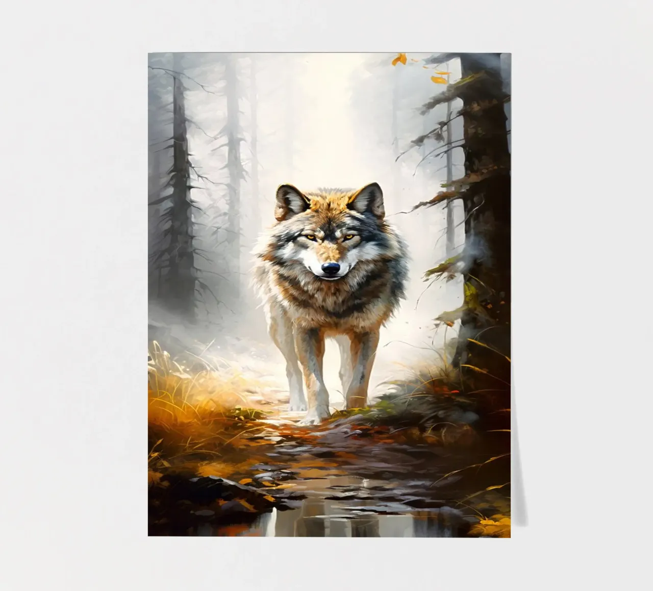 Wolf Forest sticker sheet by Mateo