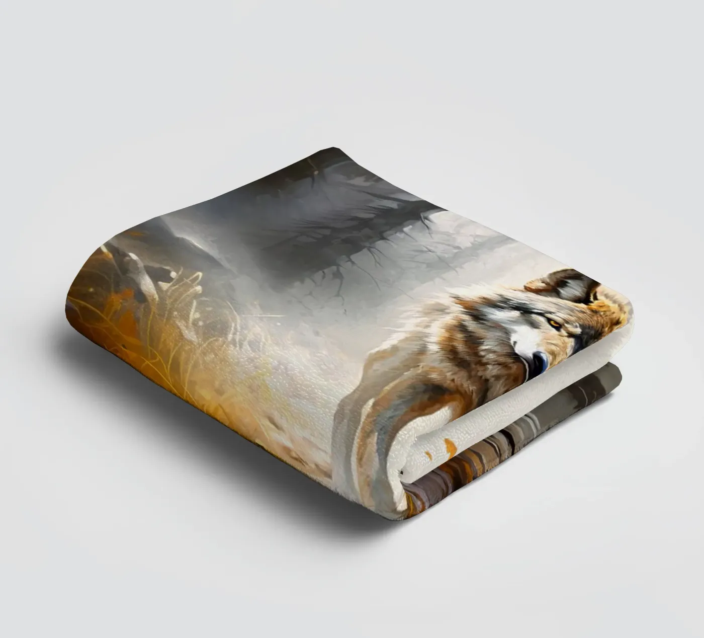 Wolf Forest badhanddoek van Mateo