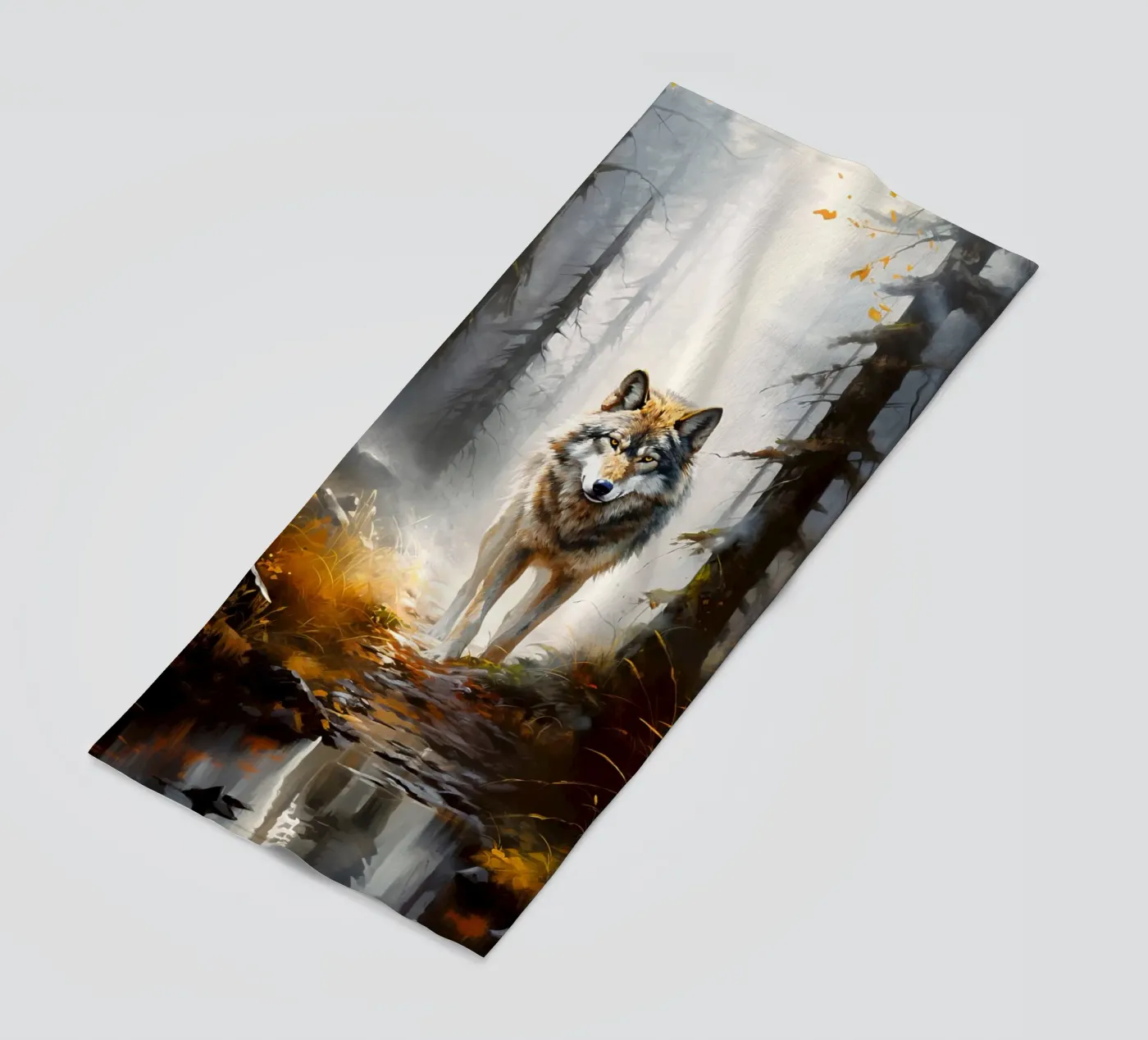 Wolf Forest Strandtuch von Mateo