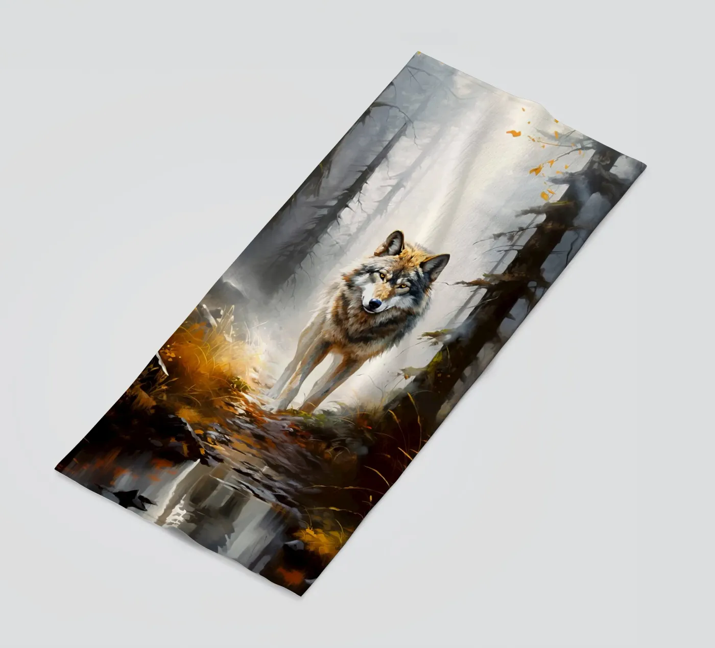 Wolf Forest Strandtuch von Mateo