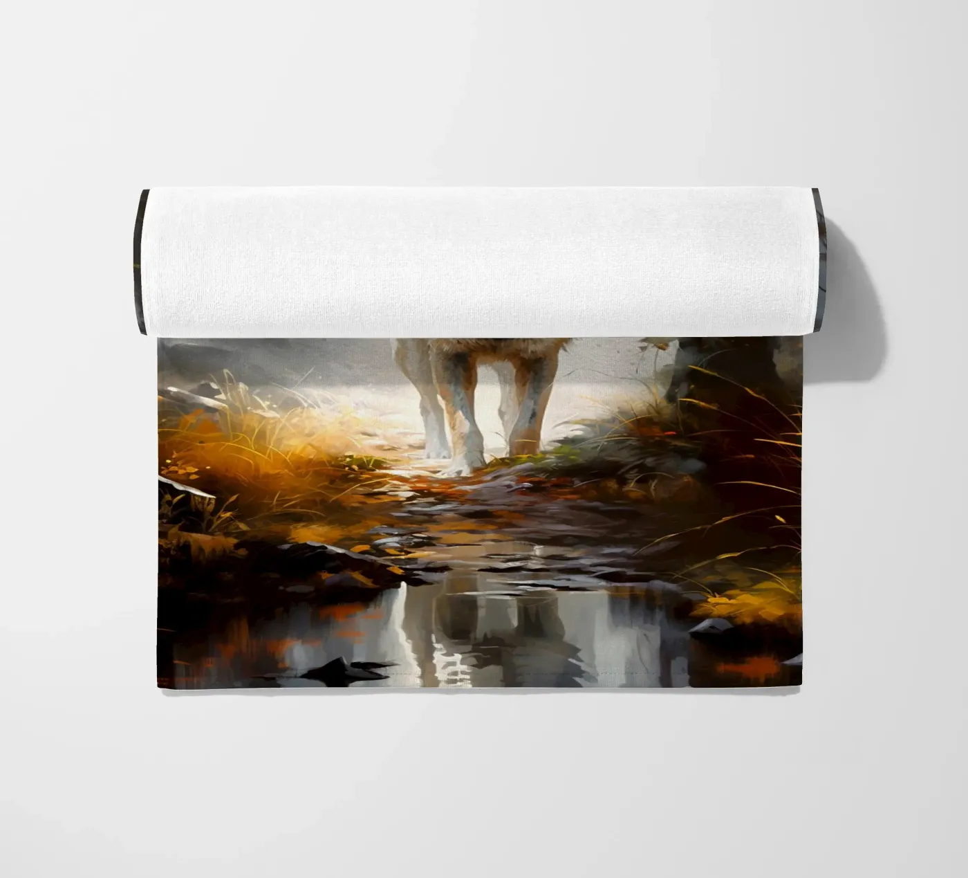 Wolf Forest Strandtuch von Mateo