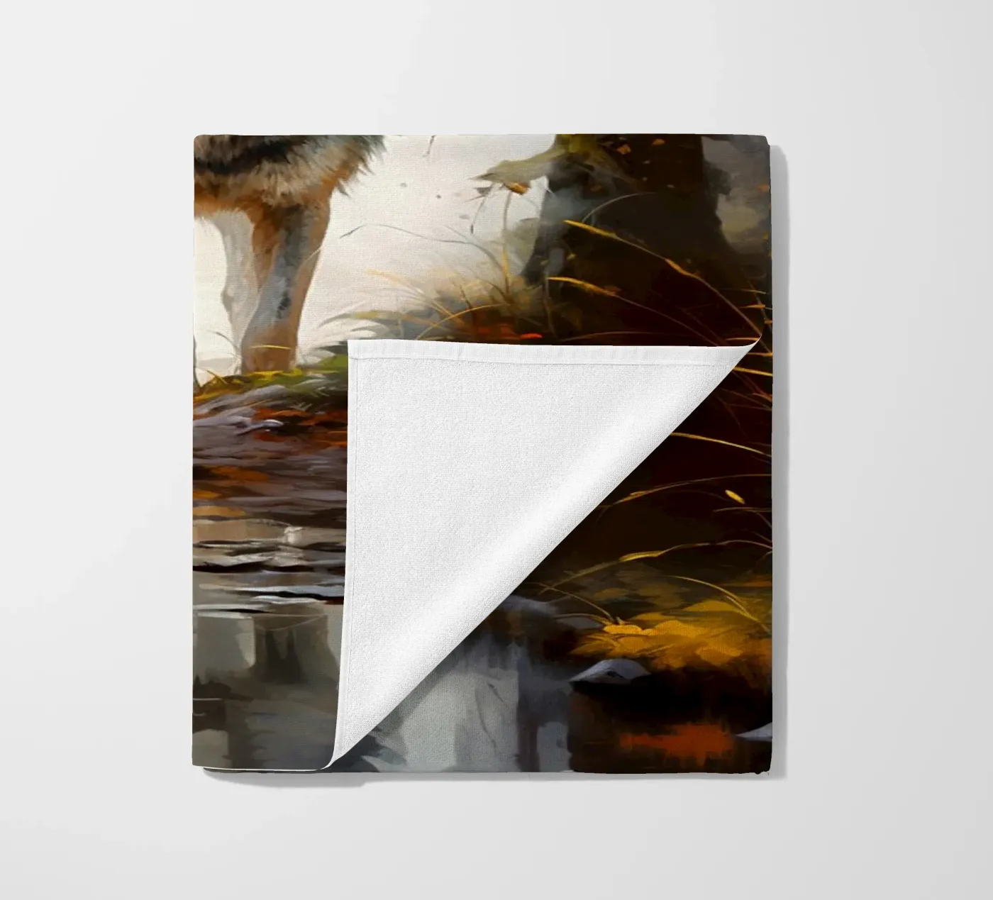 Wolf Forest Strandtuch von Mateo