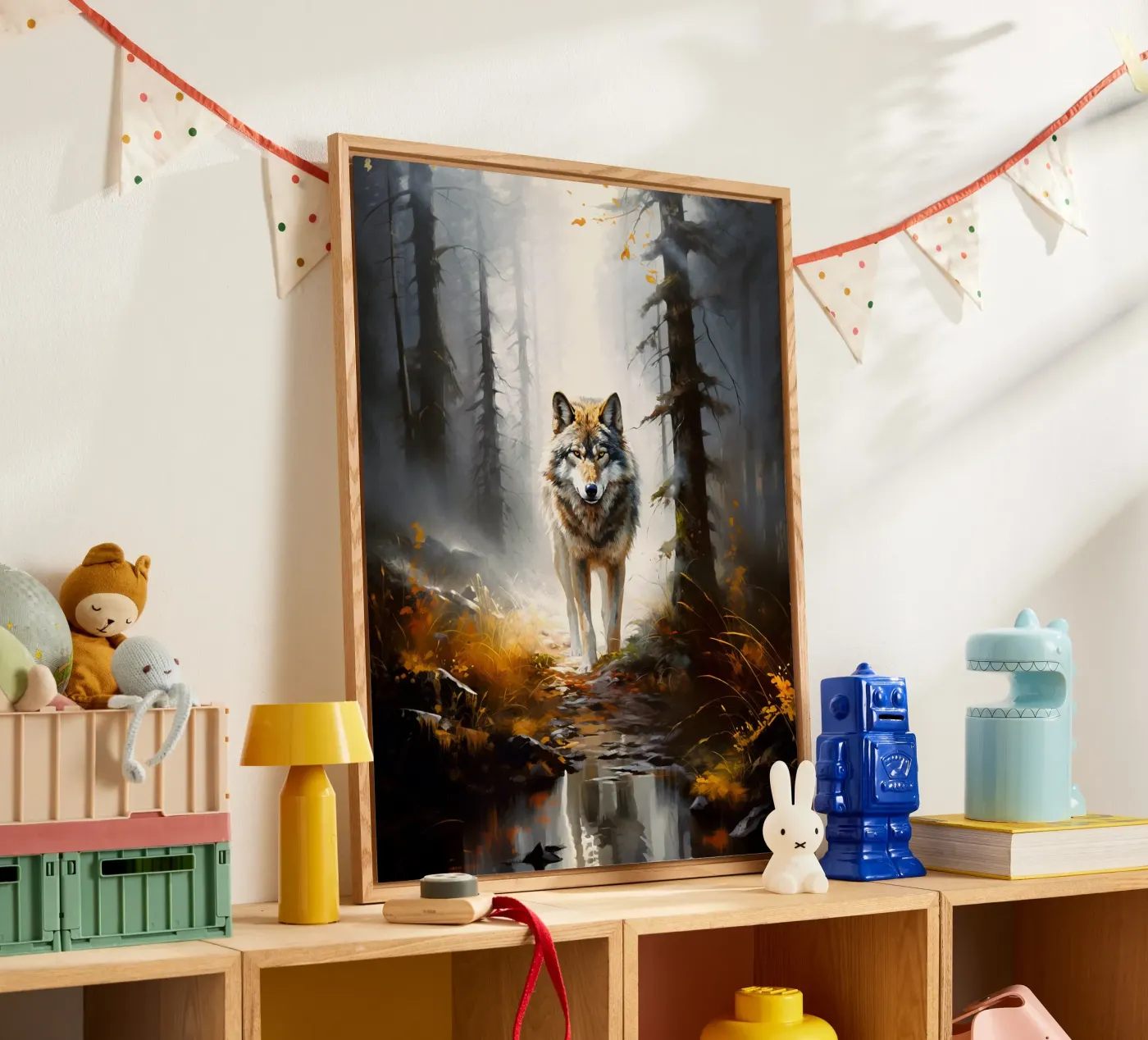 Wolf Forest Acryl-Glas von Mateo