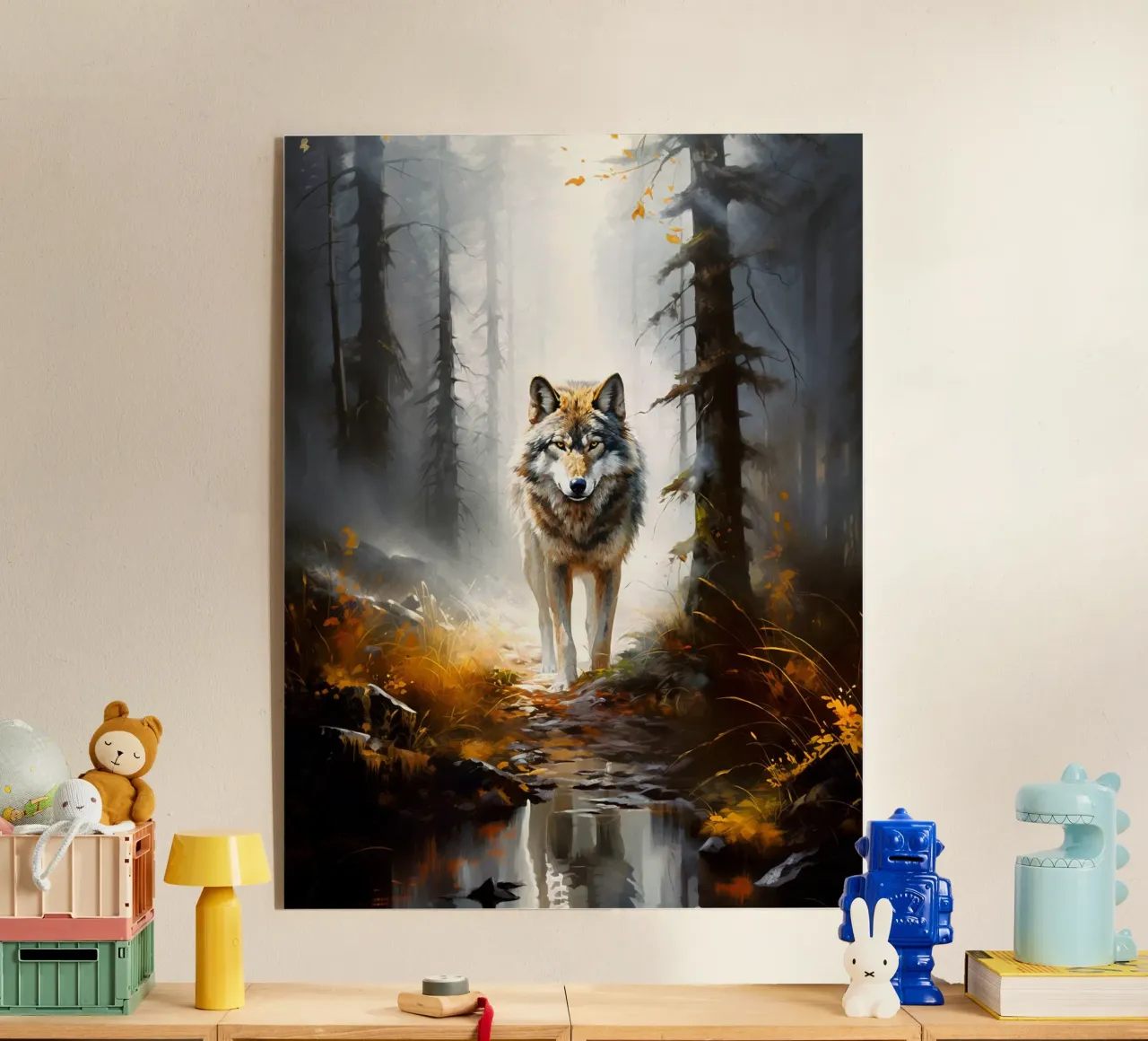 Wolf Forest plexiglas de Mateo