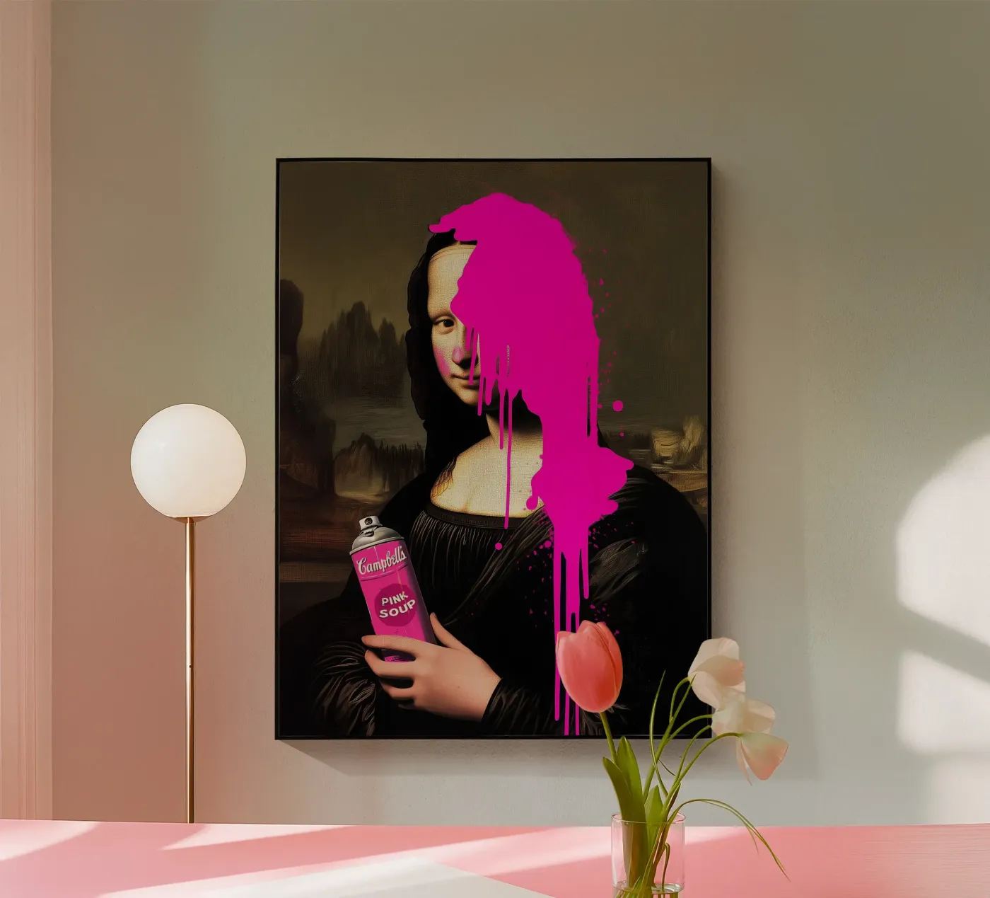 Pink Soup Acryl-Glas von Dikhotomy