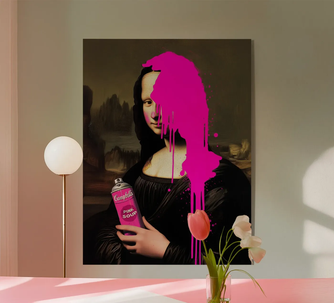 Pink Soup Acryl-Glas von Dikhotomy