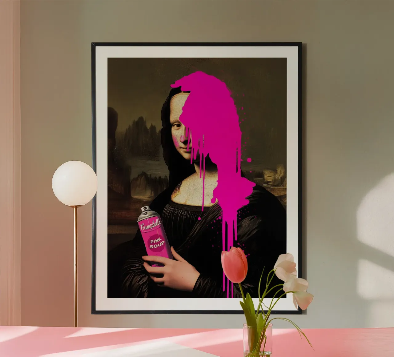 Pink Soup carta hahnemühle da Dikhotomy
