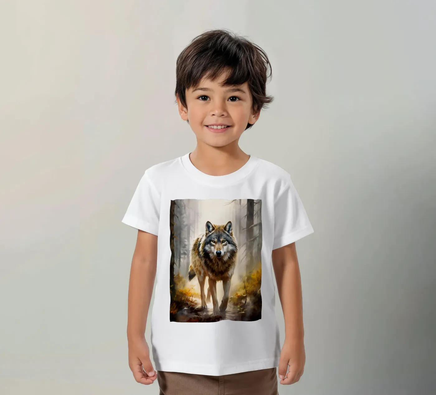 Wolf Forest 2 kinder t-shirt van Mateo