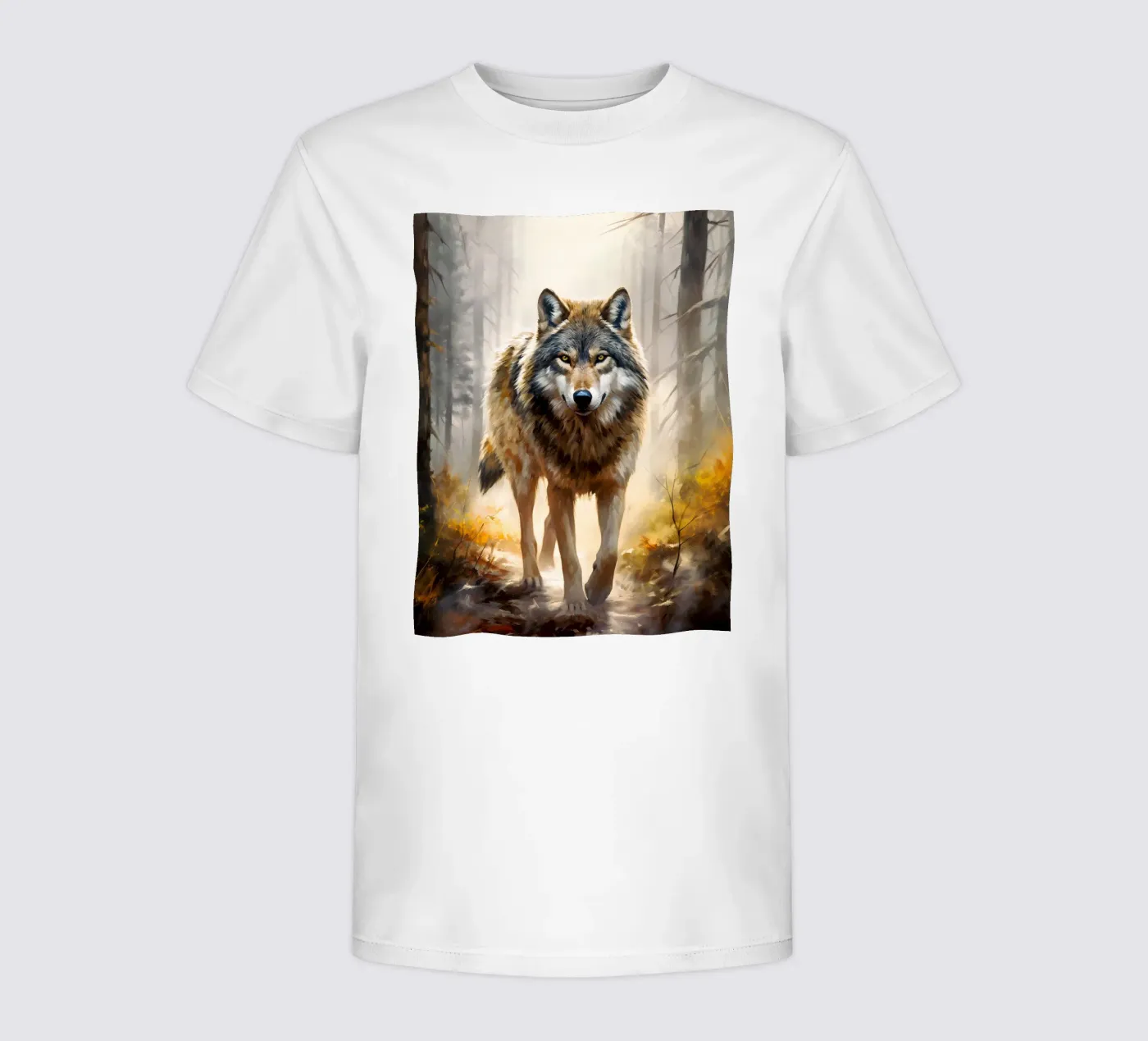 Wolf Forest 2 kids t-shirt by Mateo
