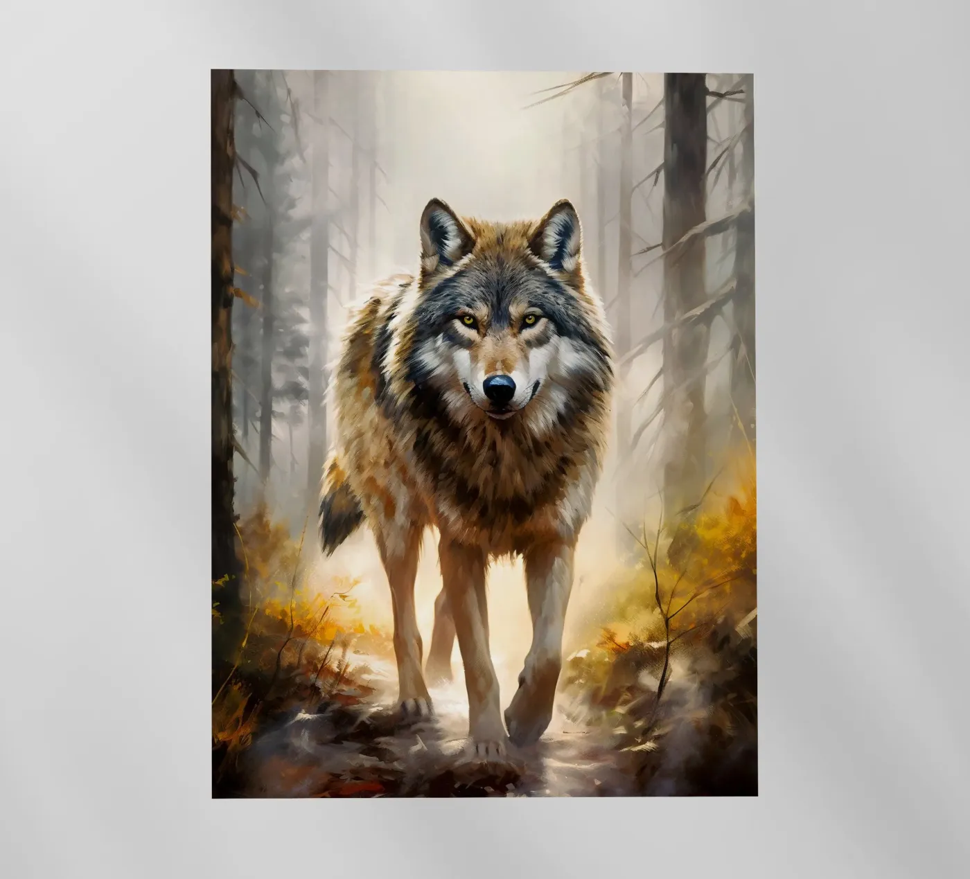 Wolf Forest 2 backlit folie van Mateo