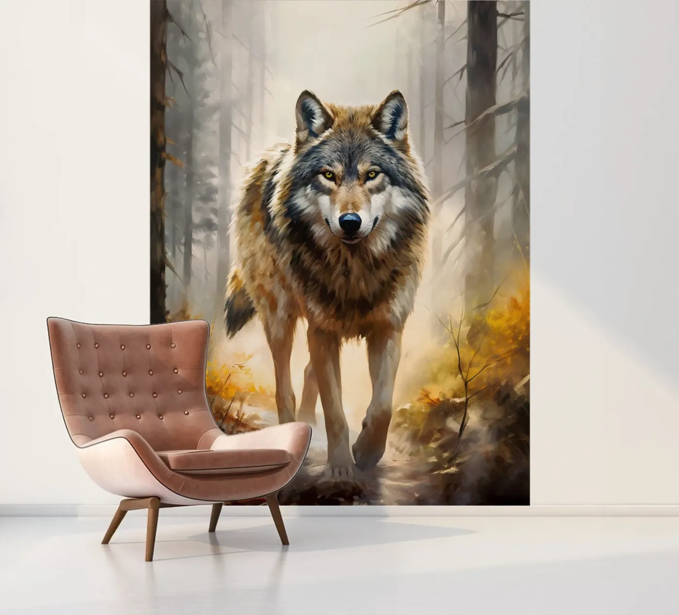 Wolf Forest 2 papier peint photo de Mateo