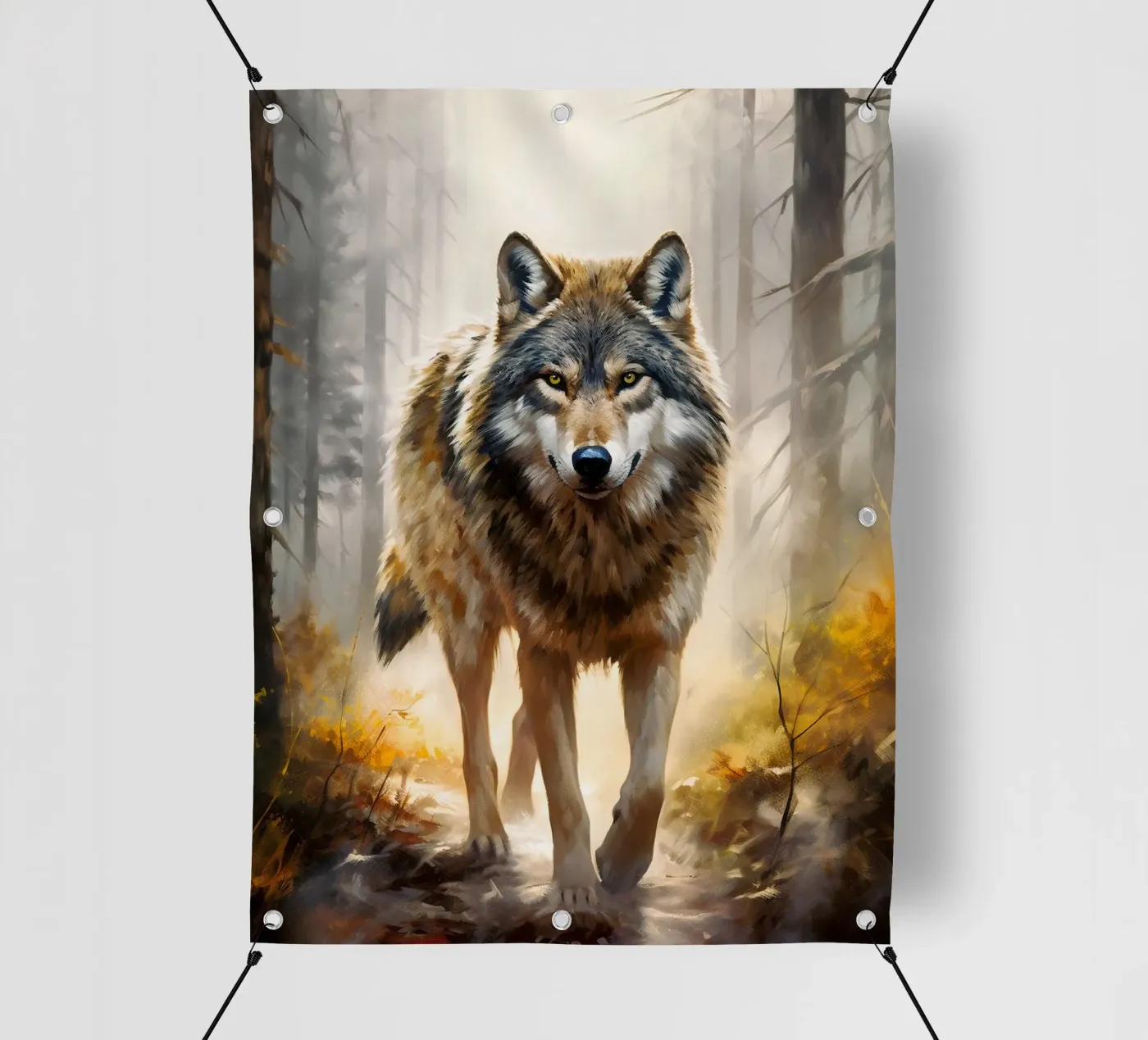 Wolf Forest 2 telo in pvc da Mateo