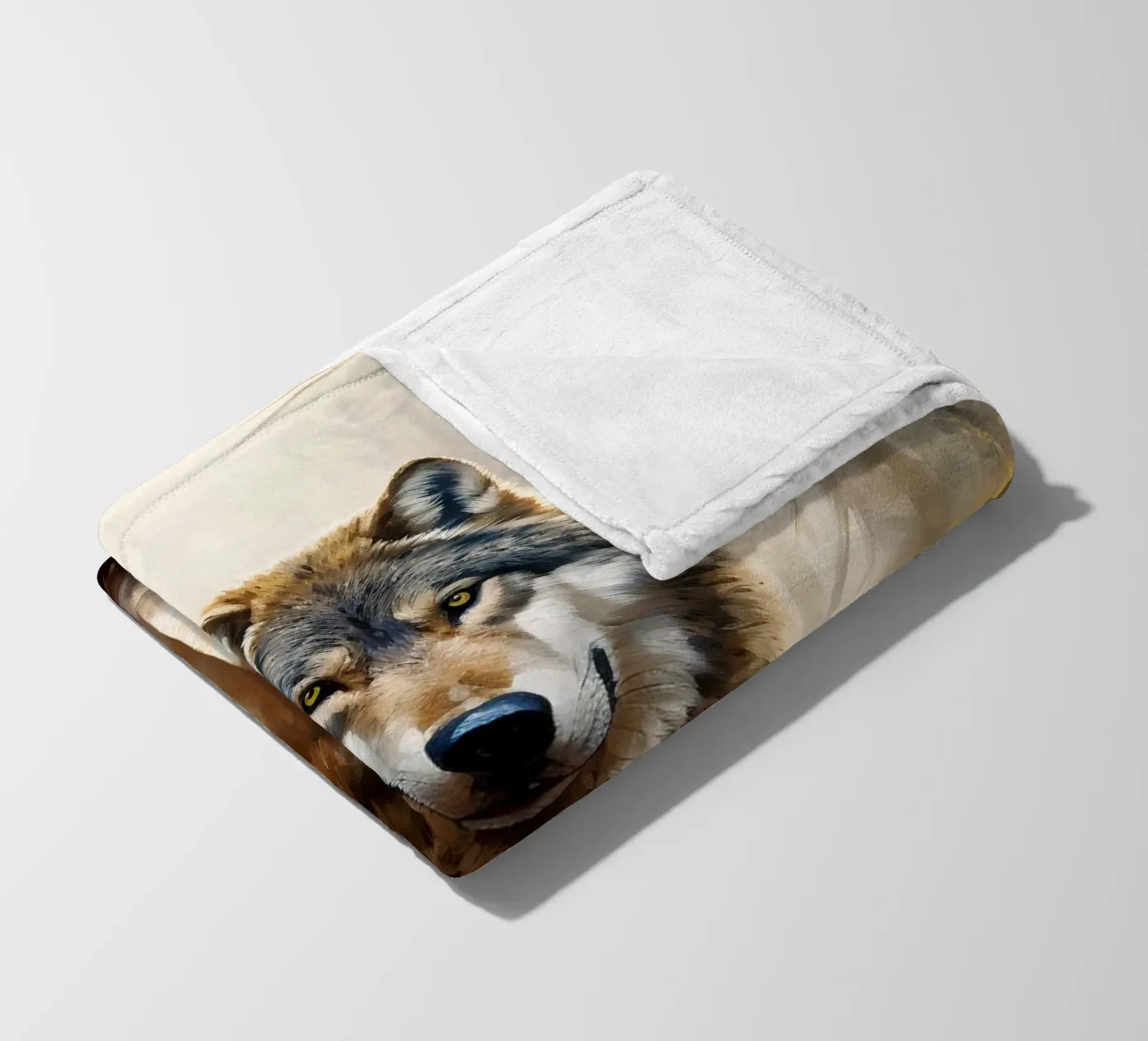 Wolf Forest 2 plaid polaire de Mateo