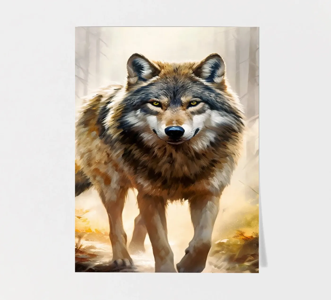 Wolf Forest 2 foglio adesivo da Mateo