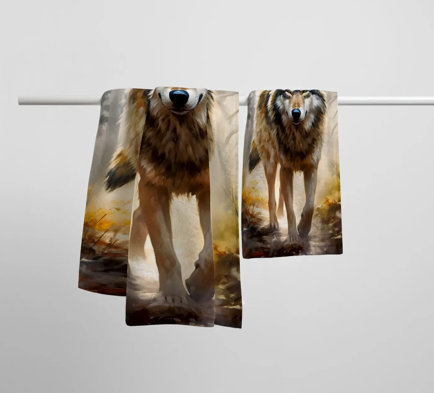 Wolf Forest 2 asciugamano da bagno da Mateo