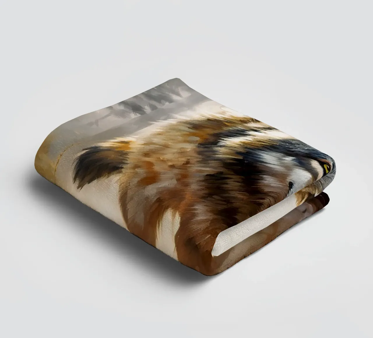 Wolf Forest 2 towel by Mateo