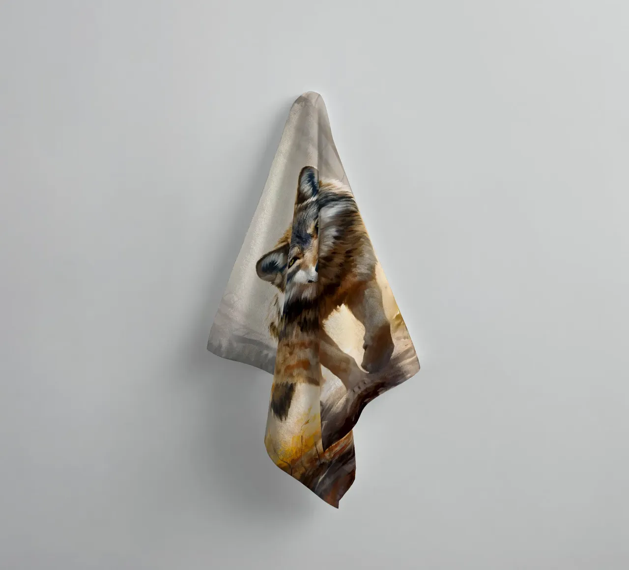 Wolf Forest 2 towel by Mateo
