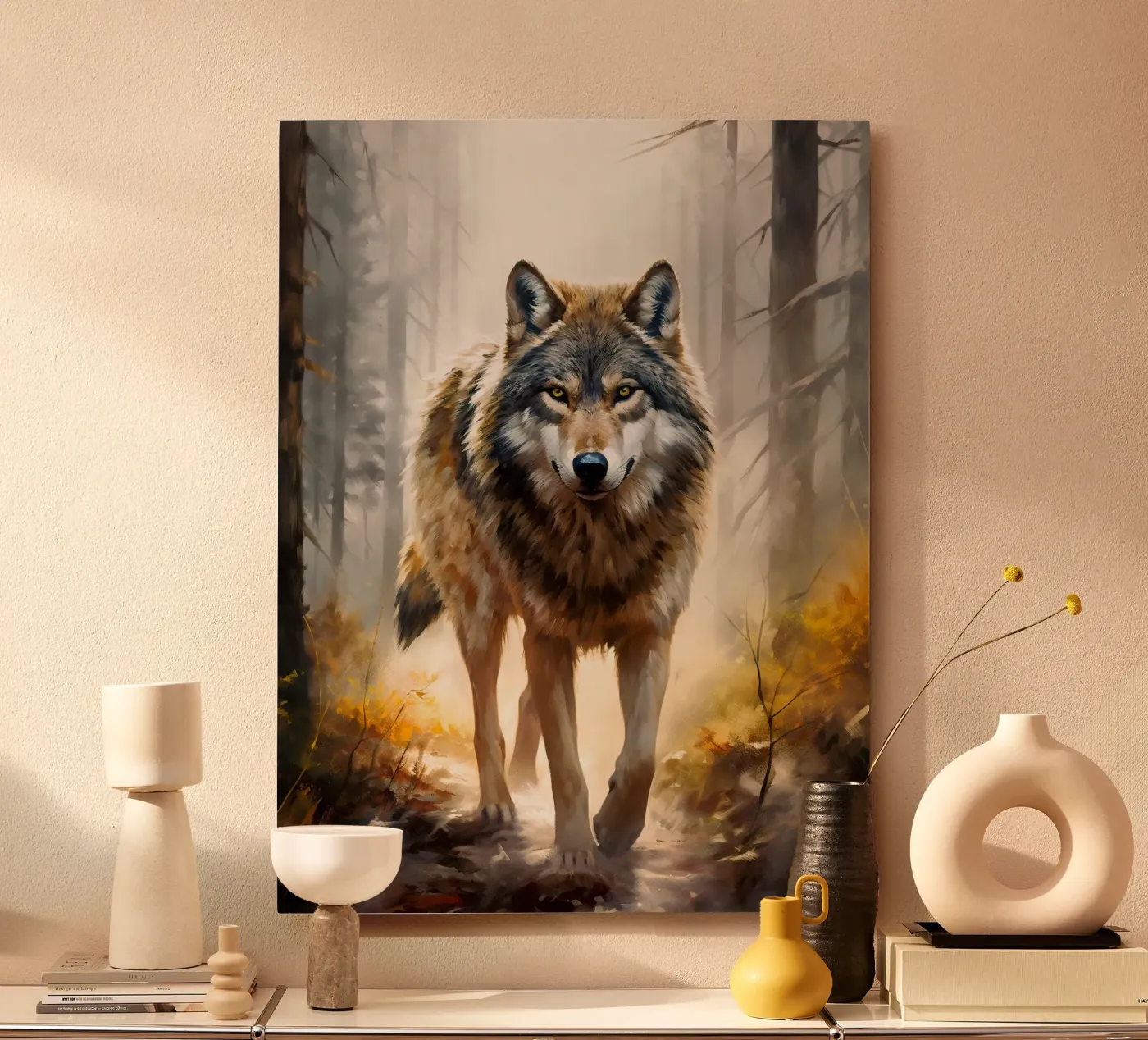 Wolf Forest 2 forex-plaat van Mateo