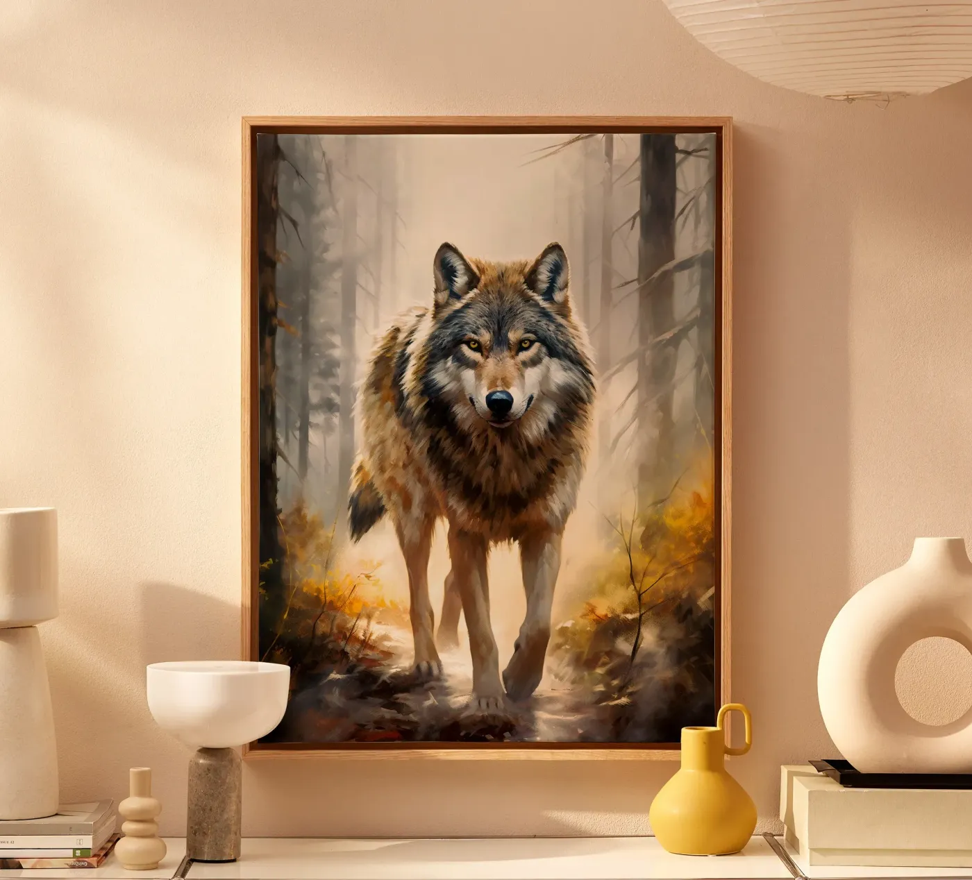 Wolf Forest 2 canvas by Mateo