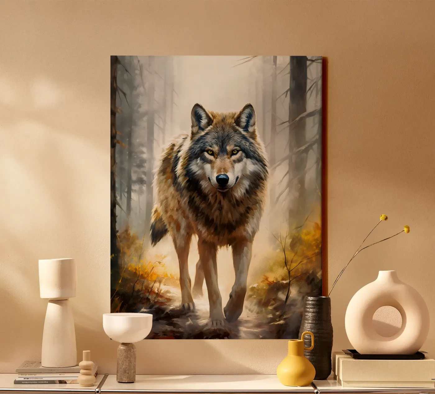 Wolf Forest 2 canvas by Mateo