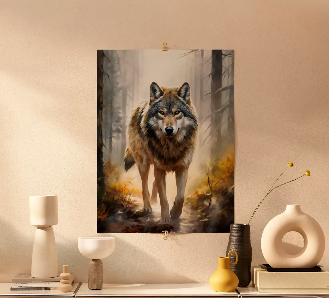 Wolf Forest 2 hahnemühle van Mateo
