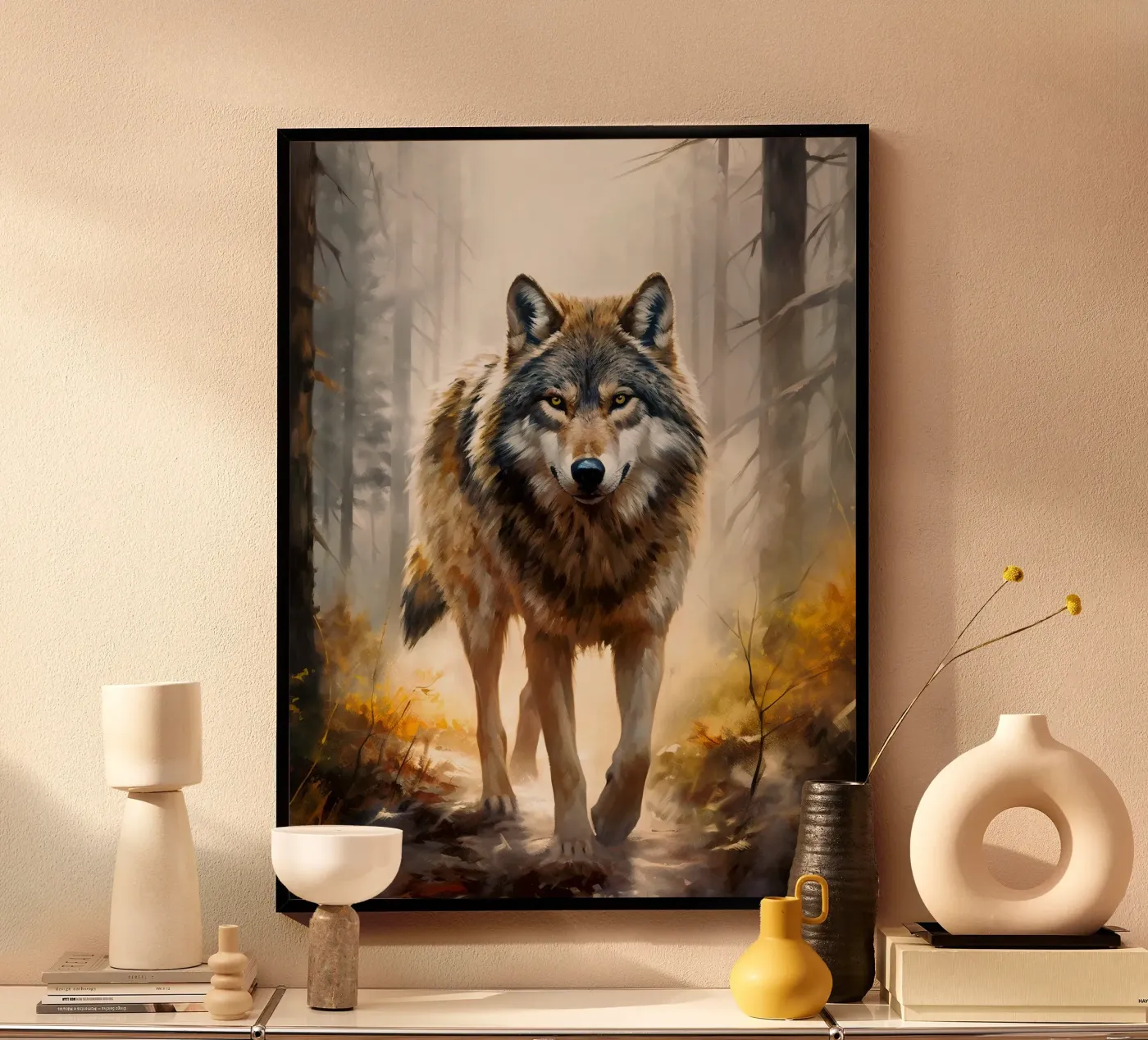 Wolf Forest 2 poster van Mateo