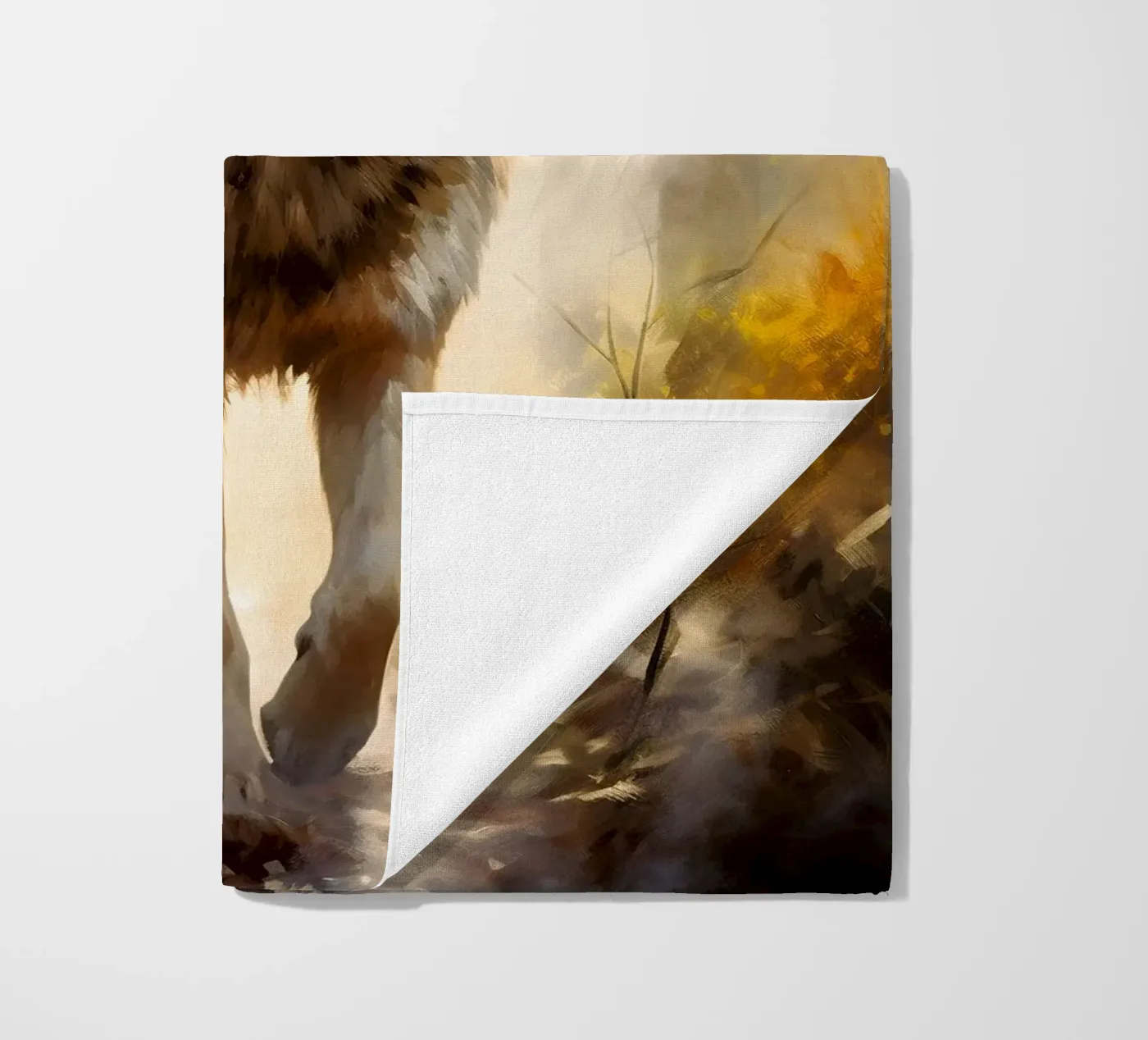 Wolf Forest 2 beach towel by Mateo