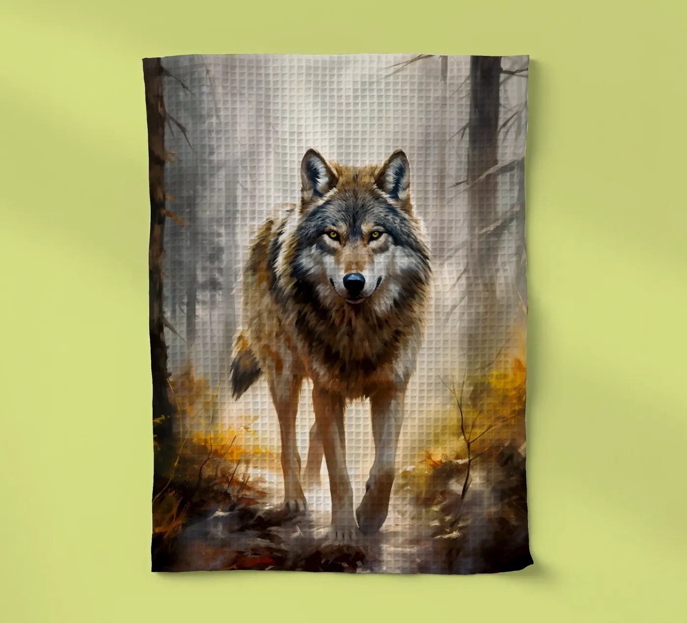 Wolf Forest 2 Geschirrtuch von Mateo