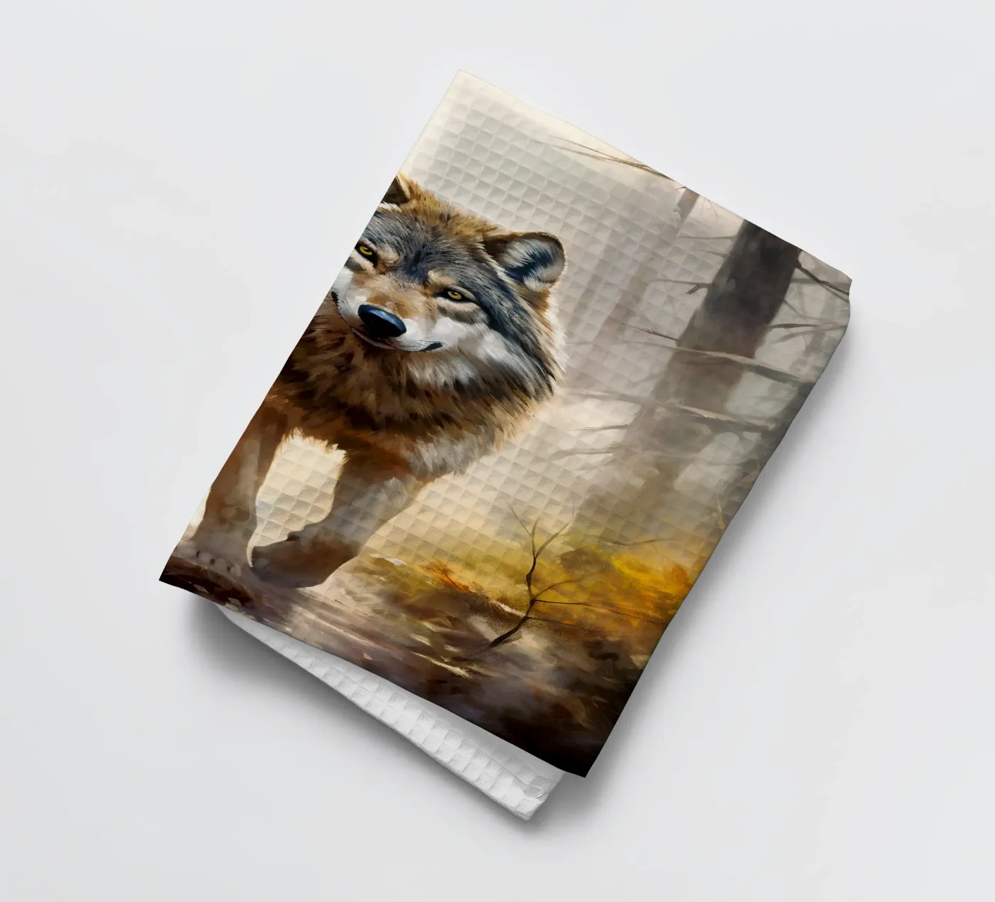 Wolf Forest 2 Geschirrtuch von Mateo