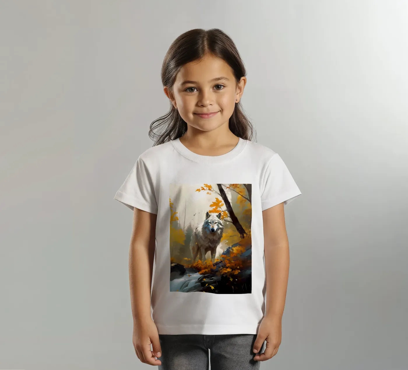 Wolf Forest 3 kinder t-shirt van Mateo