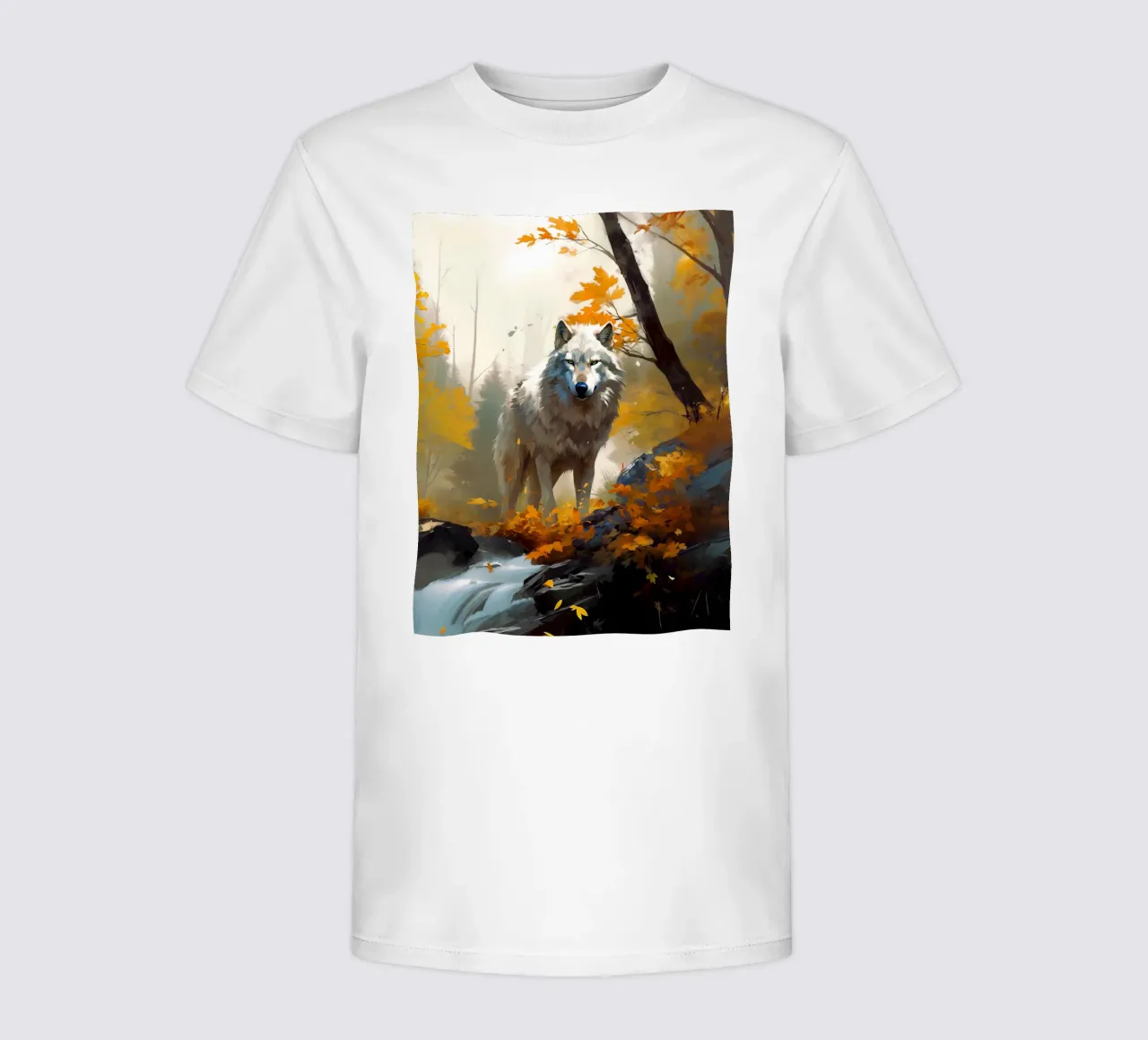 Wolf Forest 3 kinder t-shirt van Mateo