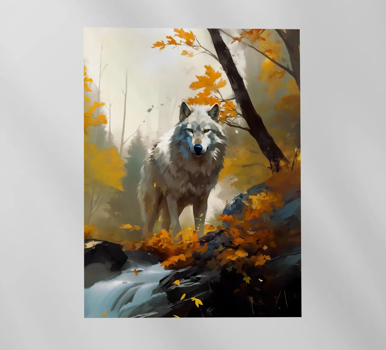 Wolf Forest 3 pellicola backlit da Mateo