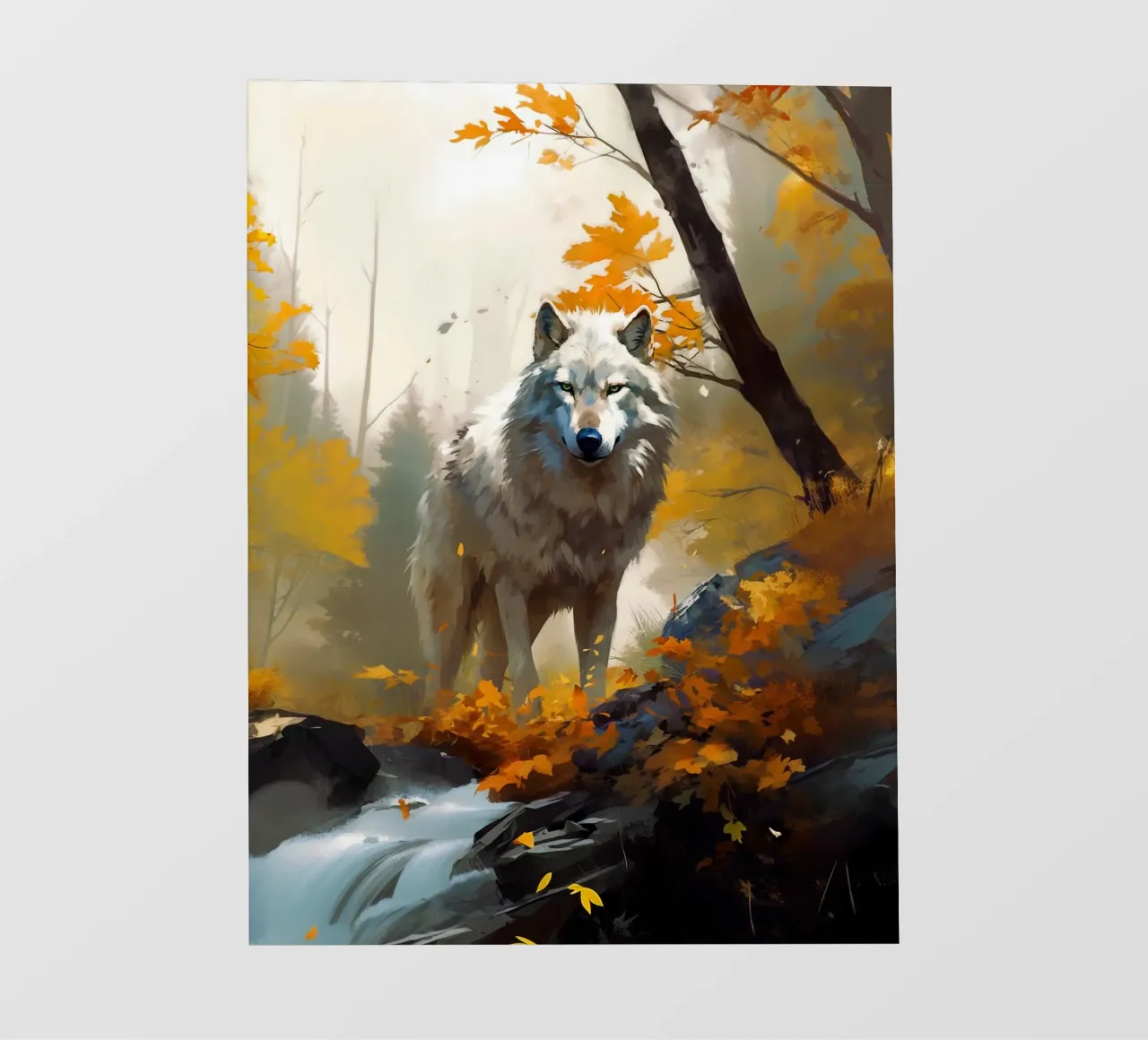 Wolf Forest 3 fotobehang van Mateo