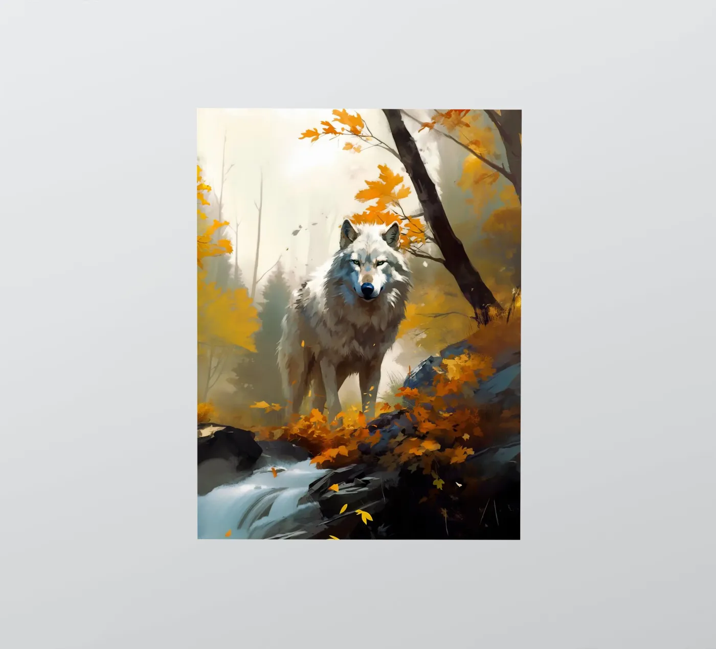 Wolf Forest 3 autocollant de Mateo