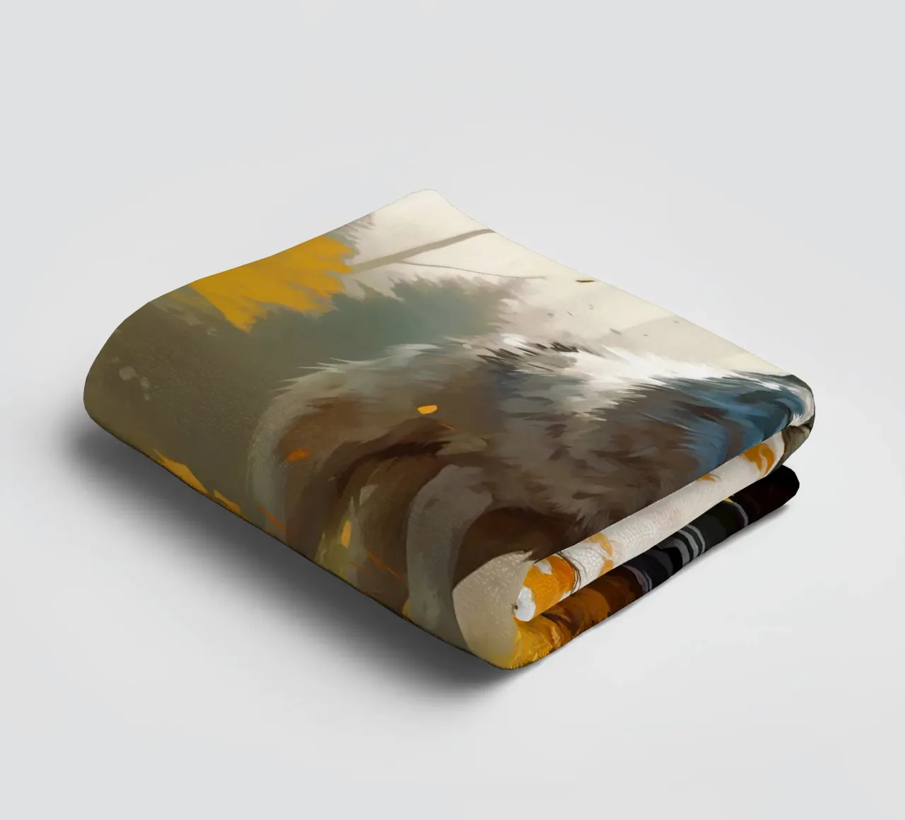 Wolf Forest 3 badhanddoek van Mateo