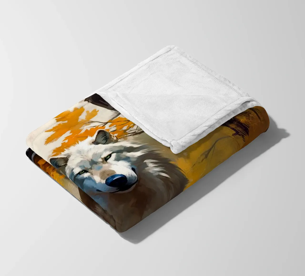 Wolf Forest 3 Fleecedecke von Mateo