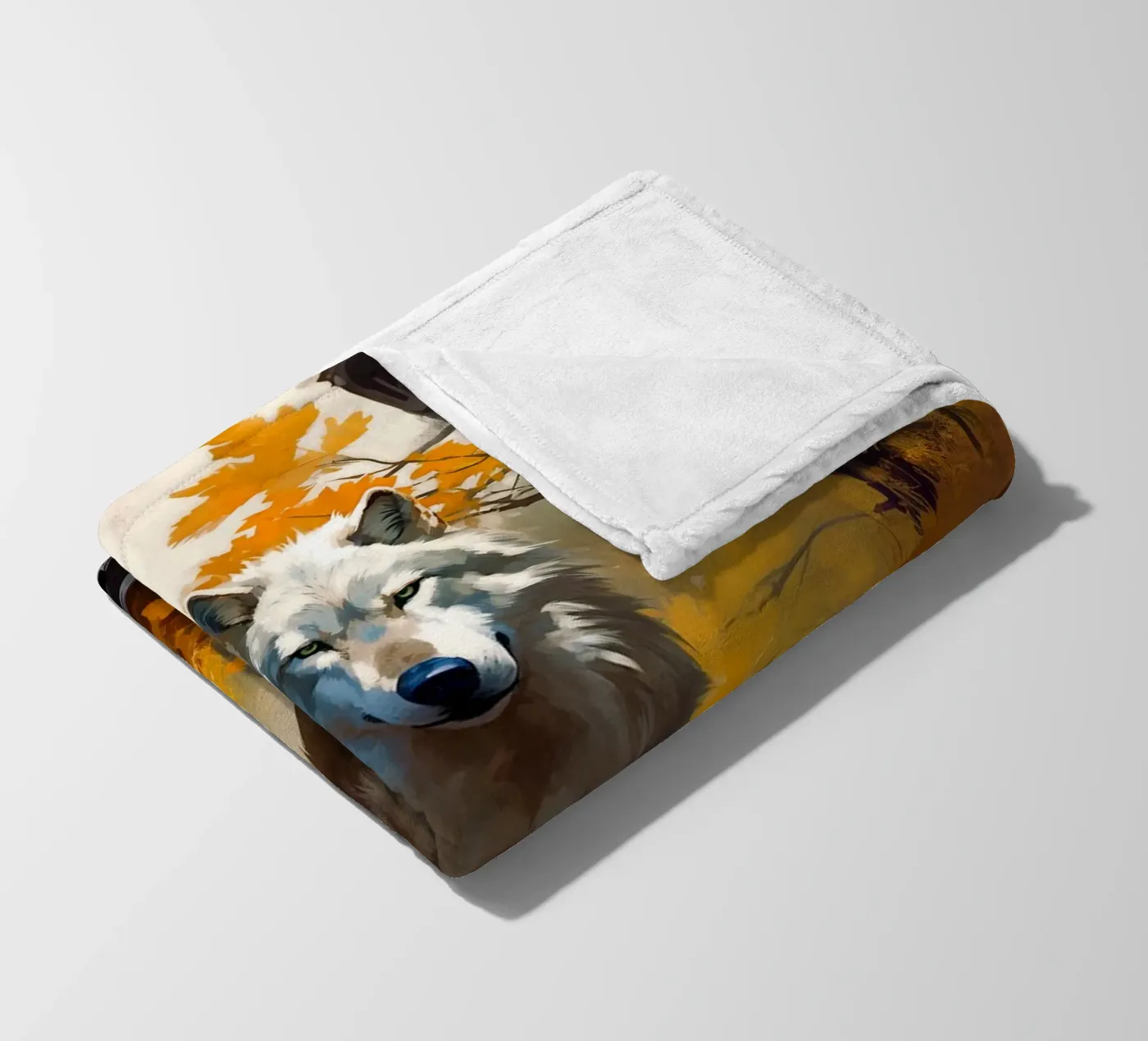 Wolf Forest 3 fleecedeken van Mateo