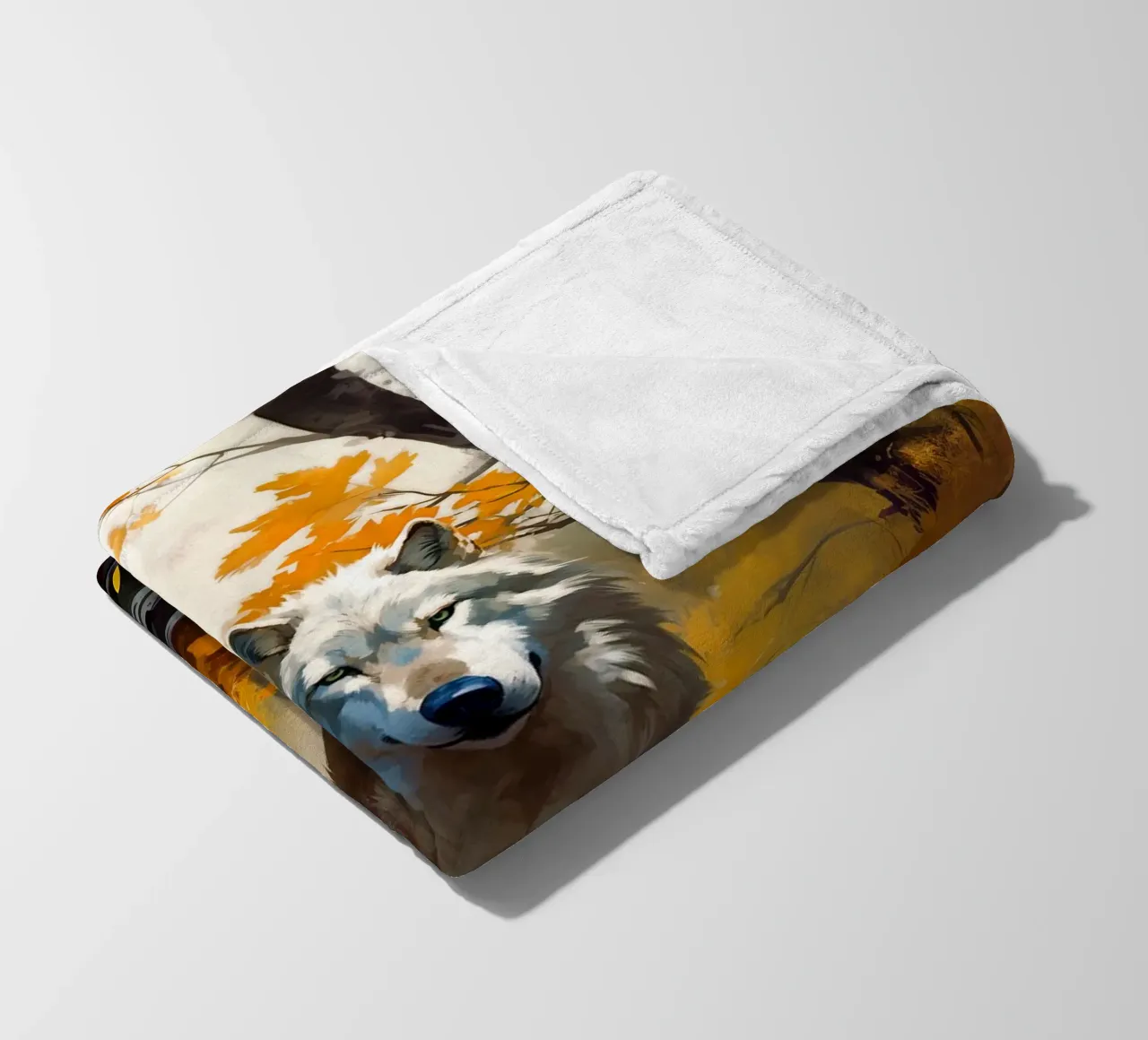 Wolf Forest 3 Fleecedecke von Mateo
