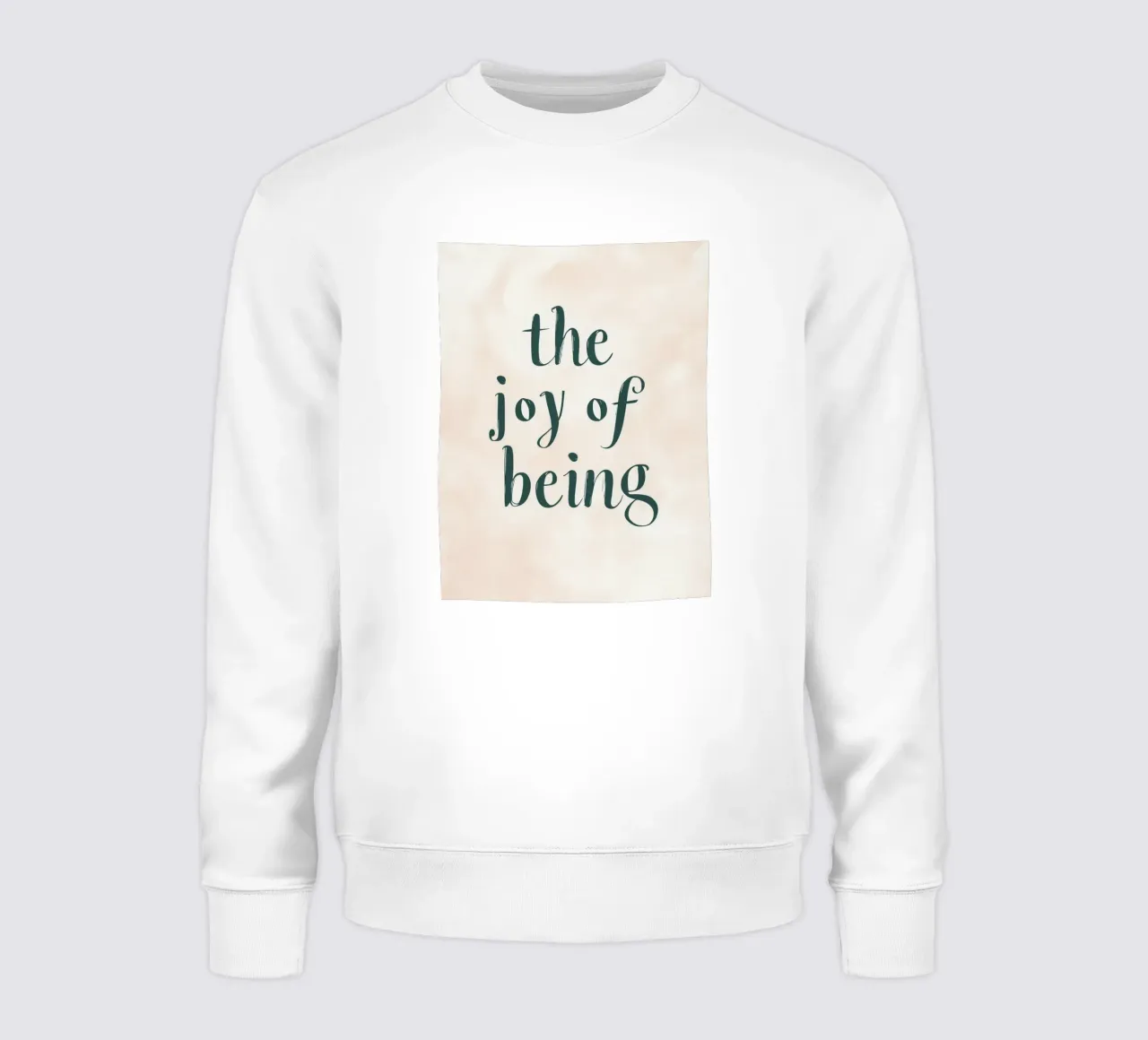 la joie d'être, Pastel Kalligraphie sweat de Carinaprint