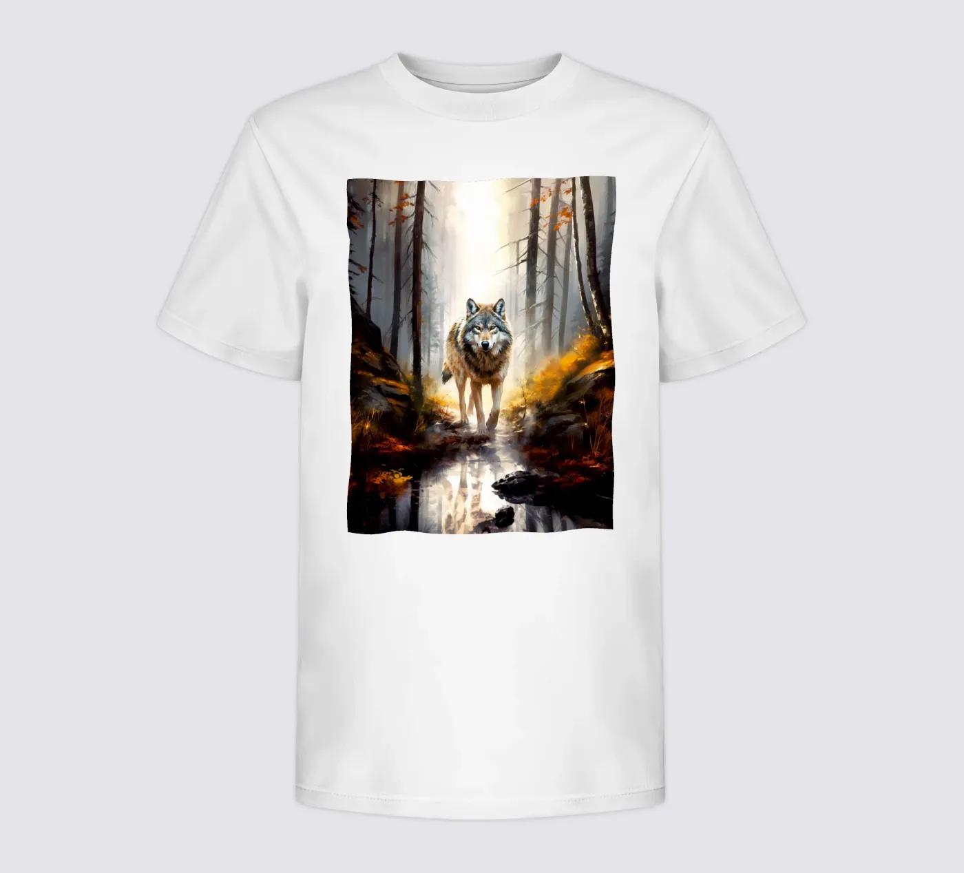 Wolf Forest 4 Kinder T-Shirt von Mateo
