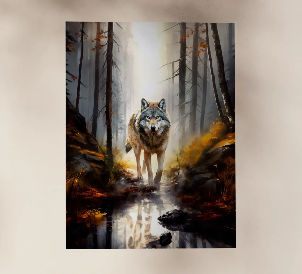 Wolf Forest 4 pellicola backlit da Mateo