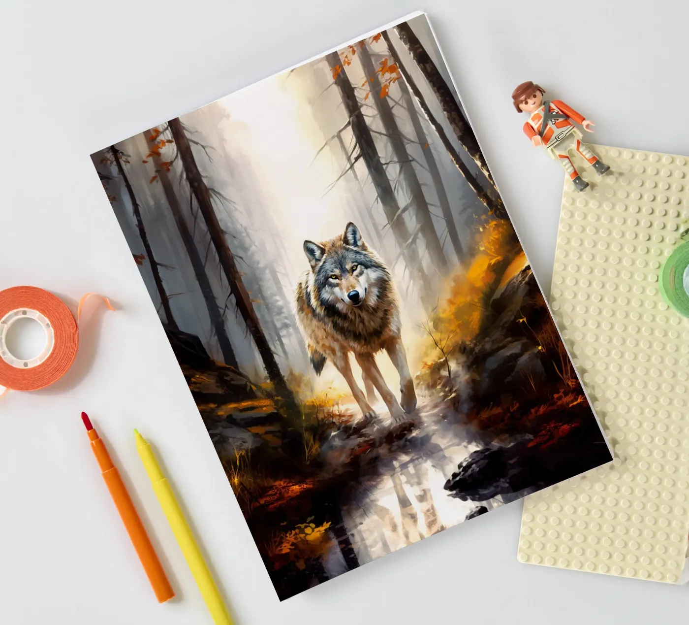 Wolf Forest 4 notebook by Mateo