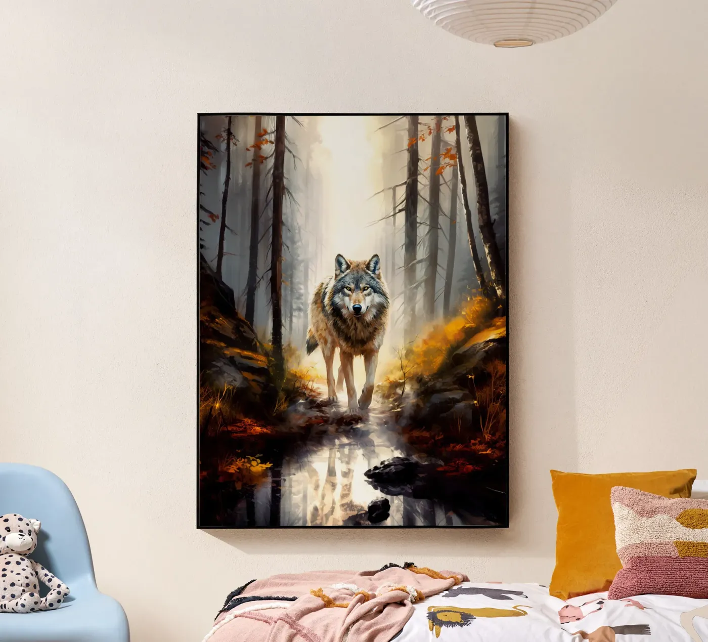 Wolf Forest 4 plexiglas de Mateo