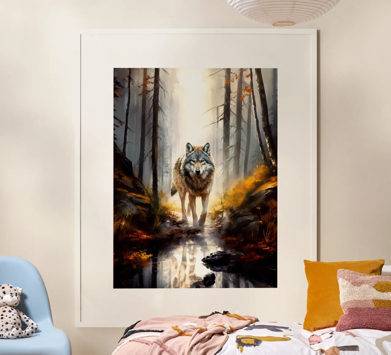 Wolf Forest 4 Hahnemühle von Mateo