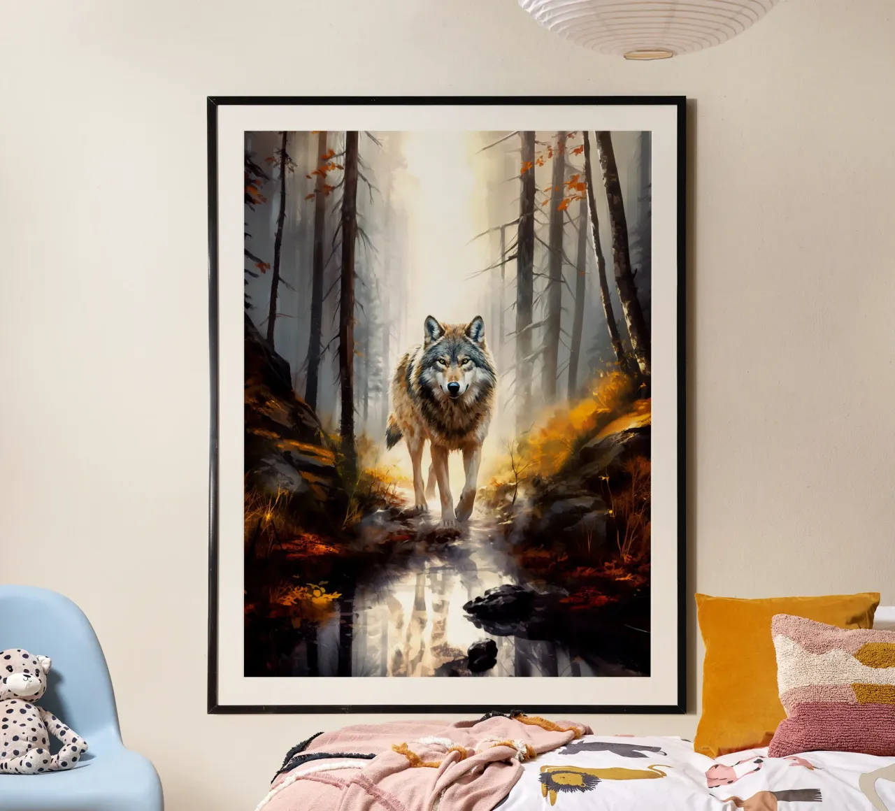 Wolf Forest 4 Hahnemühle von Mateo